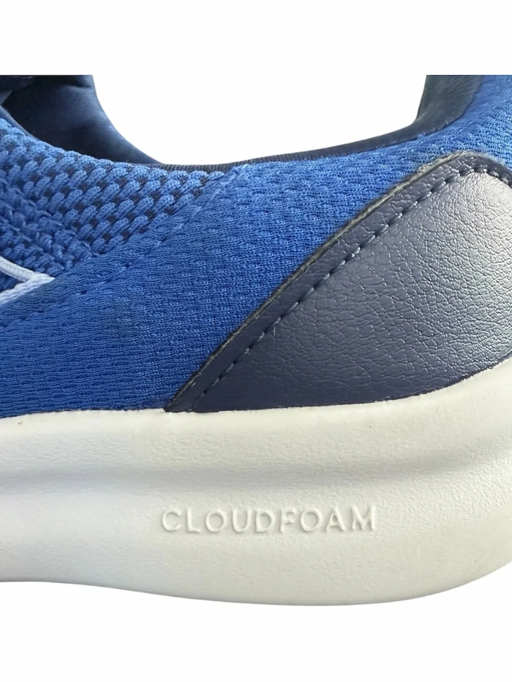 Adidas Cloudfoam Lite Racer Adapt 7.0 Kids' Shoes-Royal Blue/White